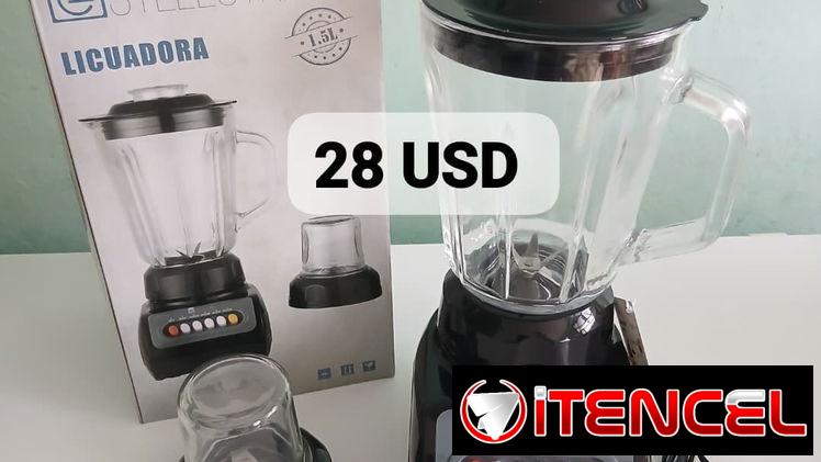 ❗️Licuadora 2 en 1  Estelectric 1.5L con molinillo (cristal)