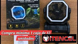 Ventiladores recargables x cantidad y x unidad