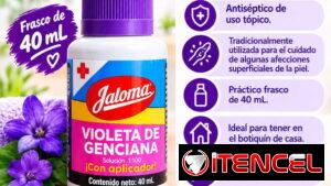 💜 VIOLETA DE GENCIANA JALOMA EN 3 USD ✨ ¡Práctica para el cuidado de la piel! 🧴 Solución 1:100 — 40 mL ✅ Uso tópico ✅