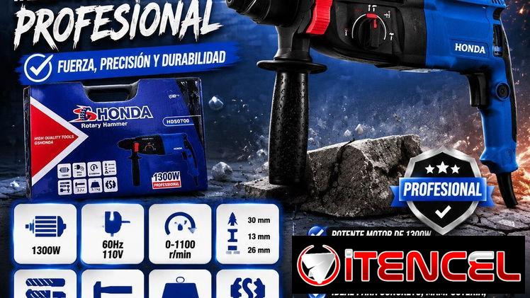 Taladro Honda de uso profesional
