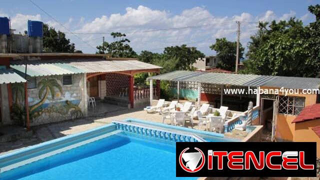 🏤🏊Casa de renta con piscina y respaldo energetico en la playa (Guanabo). Alquiler de casa con piscina GUA-014