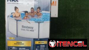 Piscina Bestway Steel Pro Max 3.05 m de diámetro x 76 cm