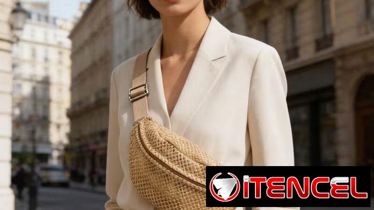 👜 Bolso de Paja para Playa – Cremallera de Gran Capacidad — foto 4