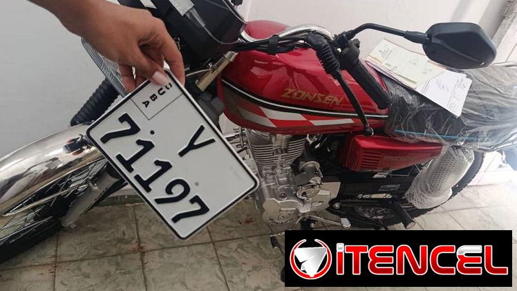 Moto combustión Zonzen 150cc con chapa y circulación