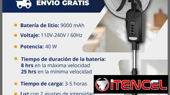 Ventilador Recargable