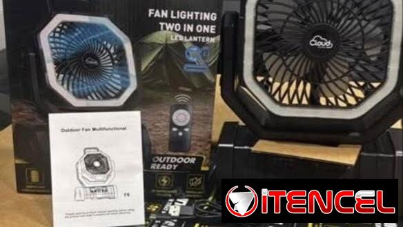 Ventilador recargable F6 de mesa — foto 2