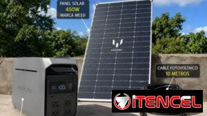 Panel de 450wh +Cable conector original + ecoflow Delta 3 clasica  810  USD