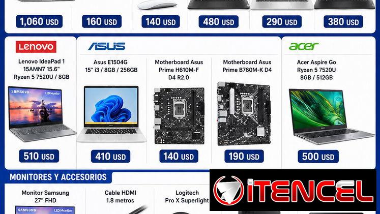 💻🔥 LISTA DE COMPUTADORAS Y LAPTOPS DISPONIBLES 🔥💻