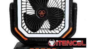🍃VENTILADOR RECARGABLE PORTÁTIL F22 CON LUZ LED ‼️40000mAh‼️53220916