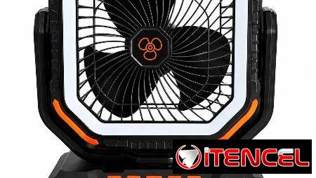 🍃VENTILADOR RECARGABLE PORTÁTIL F22 CON LUZ LED ‼️40000mAh‼️53220916