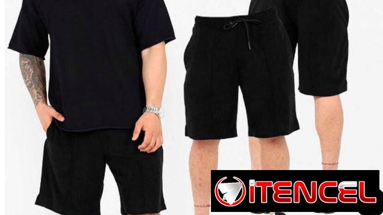 Shorts de felpa