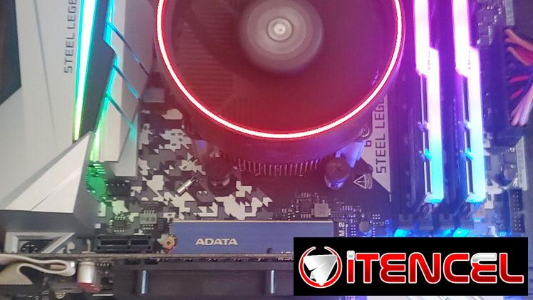 SE VENDE KIT AMD ASROCK B450M-STEEL LEGEND CON EL RYZEN 7 1700 Y 8 GB RAM DISIPADA CORSAIR VENGANCE LPX NUEVO 5-278-7004
