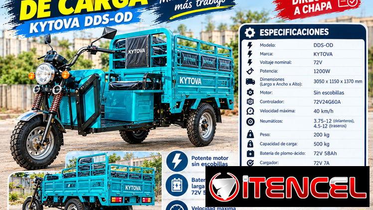 TRICICLO ELÉCTRICO DE CARGA | 3,500 USD