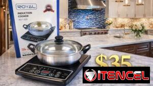 Cocina inducción Royal con cazuela precio 35usd