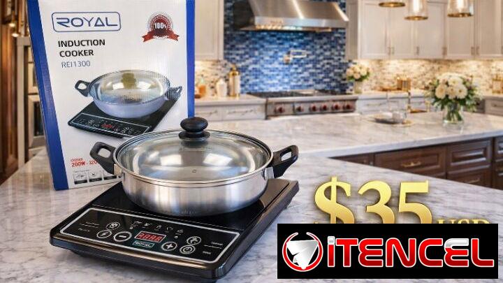 Cocina inducción Royal con cazuela precio 35usd