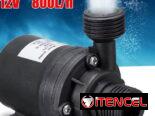 Bomba de agua ultrasilenciosa, Mini Motor sin escobillas DC12V/24V, adaptador de bomba de agua sumergible para piscina