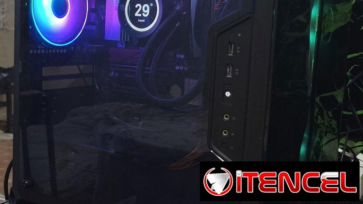 Torre amd con placa Asus  b650 micro rizen 5 7600x 16gb de ram ,ultra m.2 1 aorus ,fuente 600w 80plus bronze chasis mast — foto 1