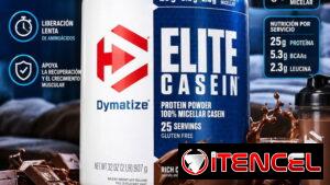 Proteína de liberación lenta Dymatize Elite Casein – Sabor Rich Chocolate 45 usd