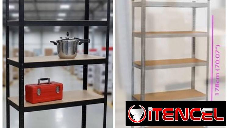 📦Estantes metálicos expositores  💵$75 usd ✅Medidas: 180 cm altura x 90 de ancho x 40 de profundidad.