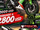 Ganga-Moto deportiva Titán EFI 250CC SOLO  900km, IMPORTADA. -Con chapa y certificó