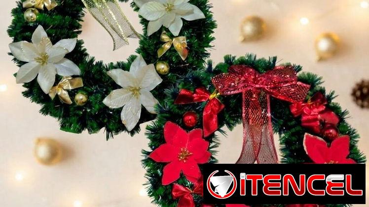 Corona decorativas para navidad (mo)