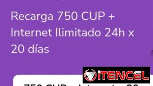 Recarga internacional 20 d