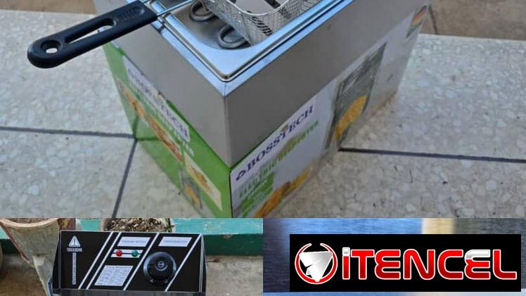 Freidora eléctrica BOSSTECH 6L 2800w de potencia Nuevas