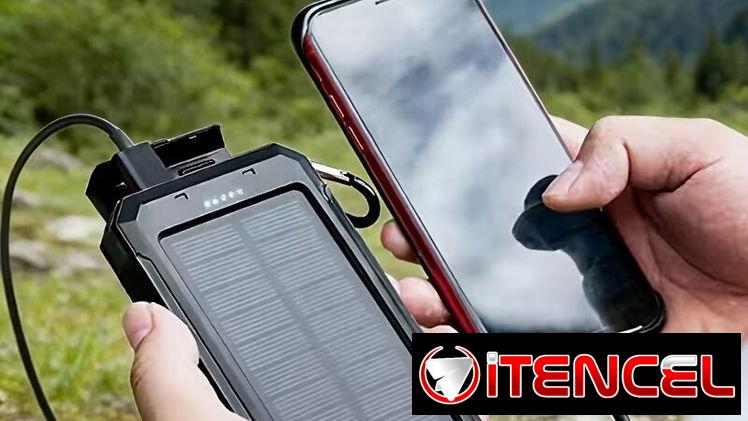 Cargador Power  Bank de 40 000 mAh con Panel Solar