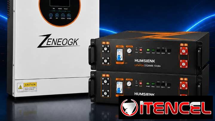 ⚡ Inversor hibrido de 6.2kw + 2 Baterias inteligente de 5.12 kwh 🔋10 kWh Capacidad LiFePO4 🚛 Transporte incluido 💸