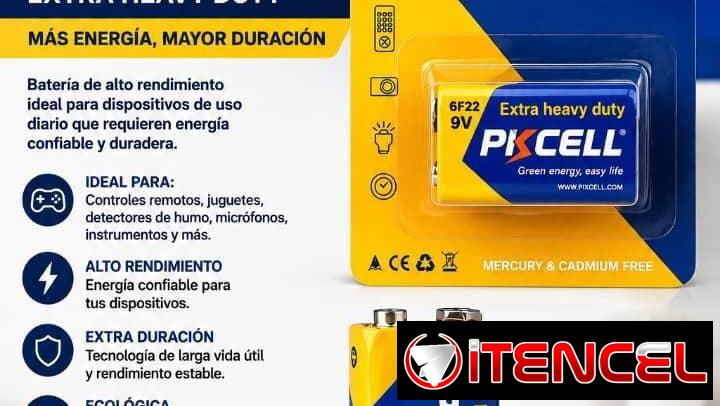 Pila 9V Bateria 9V Batería 9v