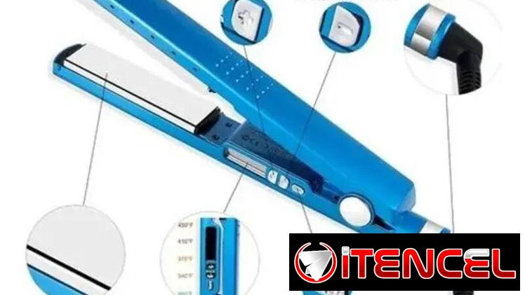 Plancha de pelo de Nanotitanium
