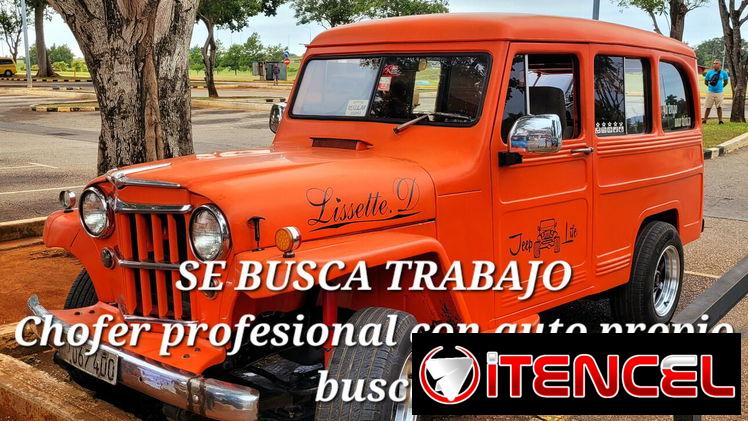 SE BUSCA TRABAJO Chofer profesional con auto propio, busco trabajo en Mypime o agencia de paqueteria; #5421 2489
