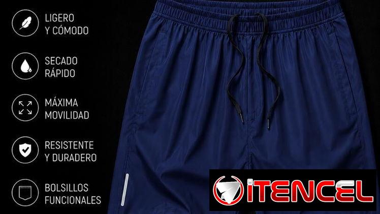 Short largo de naylon