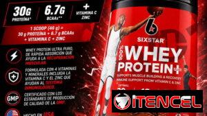 Whey protein SixStar 18 servicios 40 usd