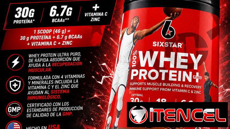 Whey protein SixStar 18 servicios 40 usd