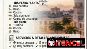 Se vende o se permuta casa biplanta en marianao