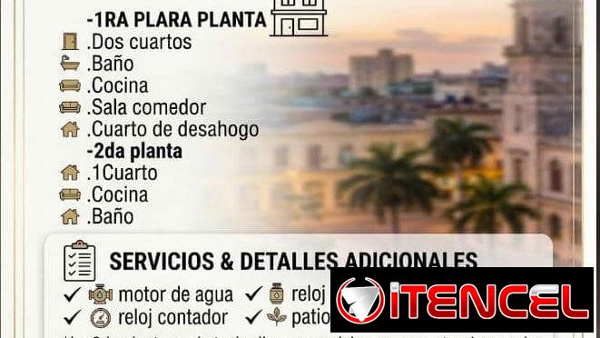 Se vende o se permuta casa biplanta en marianao