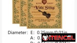 Juego completo de cuerdas para violin