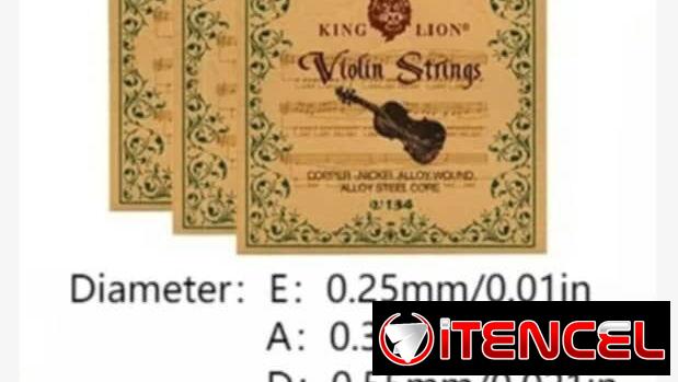 Juego completo de cuerdas para violin