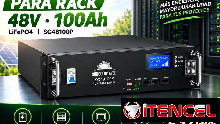 Batería SUNGOLDPOWER de 48v 100 ah