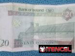 Billete de 20 lb esterlinas