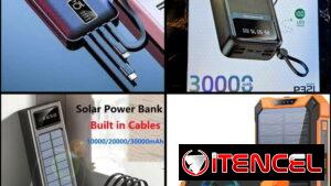 ‼️‼️‼️VARIEDAD DE CARGADORES PORTÁTILES CON Y SIN PANEL SOLAR...53317139/VEDADO‼️‼️‼️