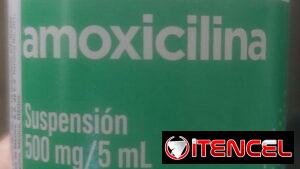 Amoxicilina en suspensión de 500mg para preparar 120ml Vence marzo 2027