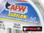 Alambre de acero inoxidable, American Fishing Wire Surflon 1×7