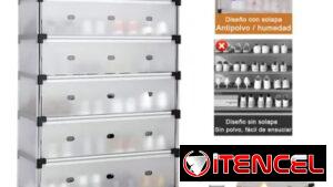 Zapateras de 6 niveles antipolvo metal con plástico 🌸 Medidas : 109 x 64 x 30 cm 🌸 Precio : 27 usd 🌸Zapateras ant