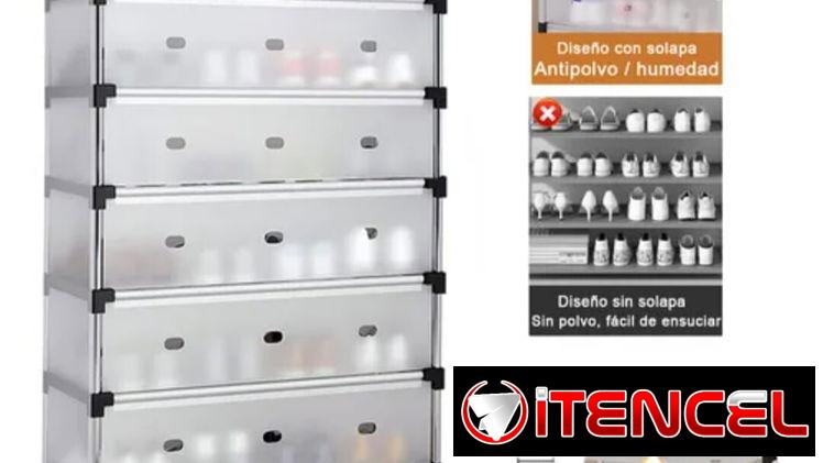 Zapateras de 6 niveles antipolvo metal con plástico  🌸 Medidas : 109 x 64 x 30 cm  🌸 Precio : 27 usd   🌸Zapateras ant — foto 1