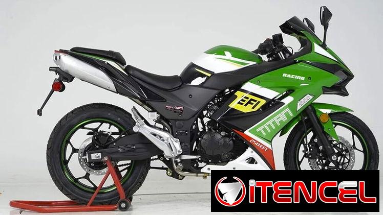 Ganga-Moto deportiva Titán EFI 250CC SOLO  900km, IMPORTADA. -Con chapa y certificó