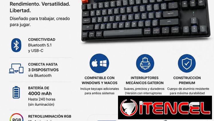 Keychron K8 – Potencia, precisión y libertad en cada pulsación | 60USD — foto 2