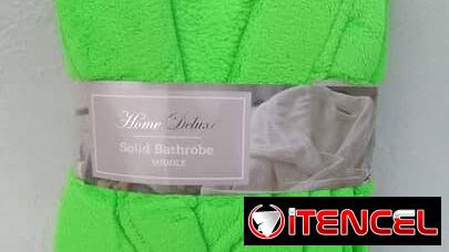 Albornoz o Bata de baño Unisex de Felpa Suave home deluxe 💵 Precio: 20 USD — foto 3