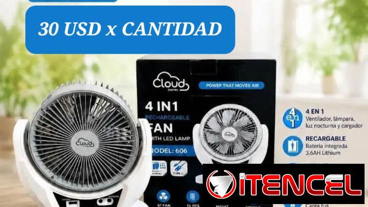 Ventilador recargable x cantidad